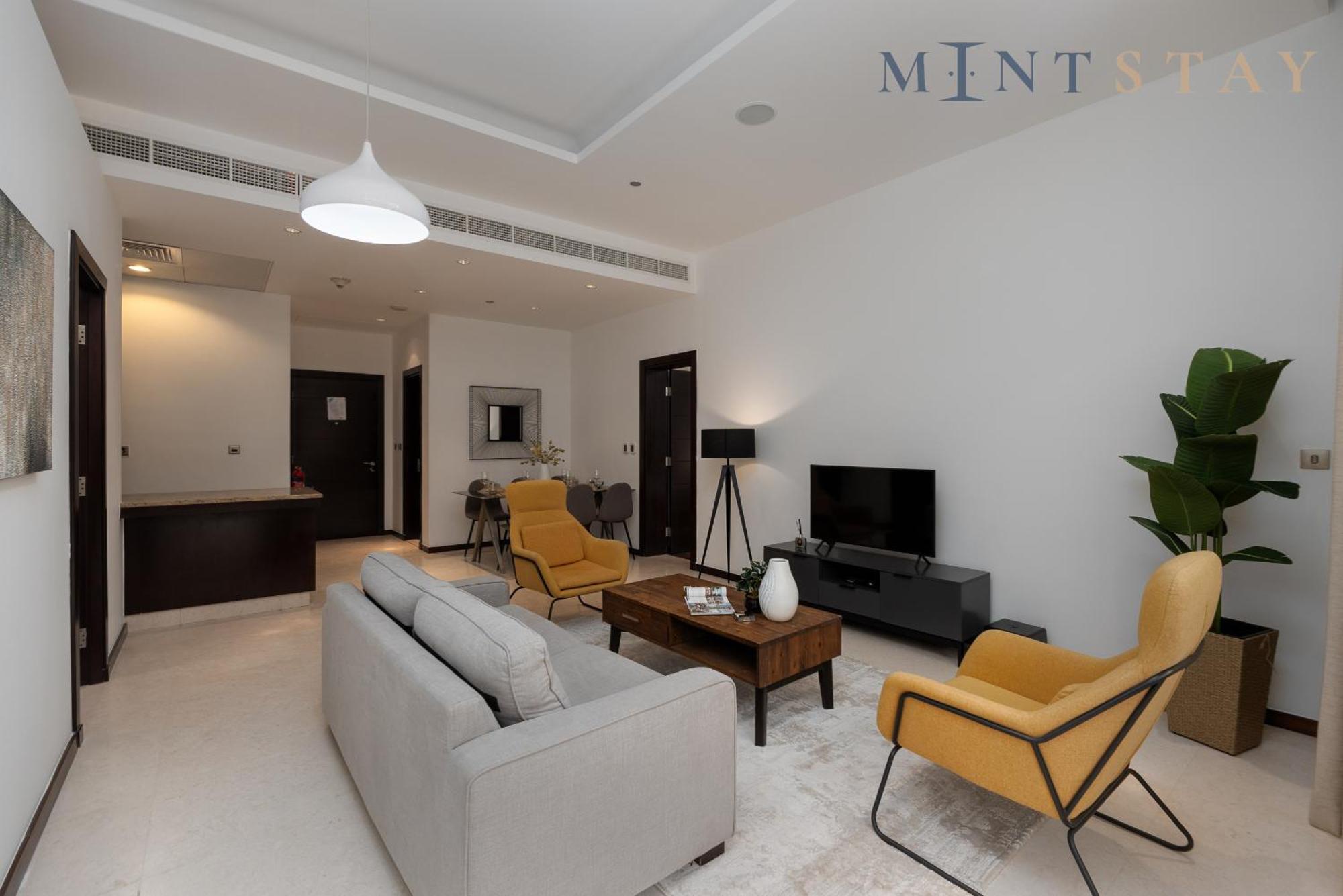 شقة Tiara Residences, Palm Jumeirah - Mint